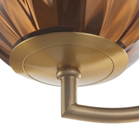 Бра "Джавиер" Е27 40Вт золото-янтарный 22,7х15 см