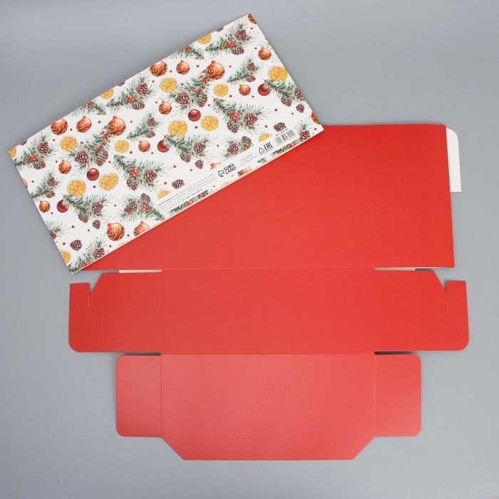 Коробка подарочная новогодняя складная &laquo;Счастья&raquo;, 25 х 18 х 10 см, Новый год