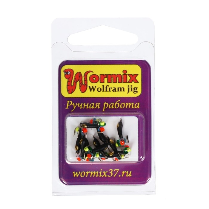 Мормышка Чертик Мормышка Чертик "Банан" с золотой коронкой, вес 0.3 г, размер 2