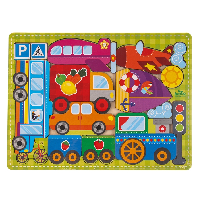 Головоломка &laquo;Учим транспорт&raquo;