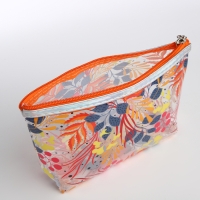 Косметичка на молнии, цвет оранжевый Косметичка на молнии, цвет оранжевый