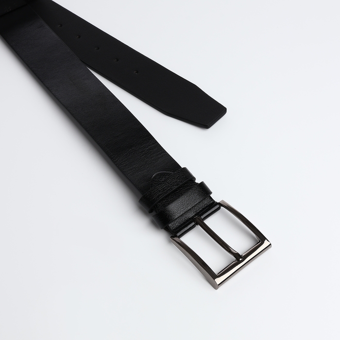 Ремень мужской &laquo;Великан&raquo;, ширина 4.5 см, винт, пряжка металл, цвет чёрный