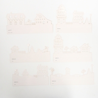 Набор для творчества «Новогодняя ночь», 6 домиков из бумаги Набор для творчества «Новогодняя ночь», 6 домиков из бумаги