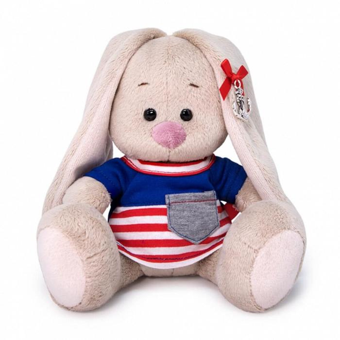 Мягкая игрушка &laquo;Зайка Ми в морской футболке&raquo;, 15 см