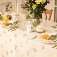 Скатерть Этель "Цветочек" 146х110+/-2см, саржа 190 г/м2, 100% хл