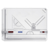 Доска чертежная А3 ArtSpace, рейсшина, треугольник, чертежный узел 281665 Доска чертежная А3 ArtSpace, рейсшина, треугольник, чертежный узел 281665