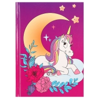 Блокнот А6, 40 листов в твёрдой обложке, Минни Маус