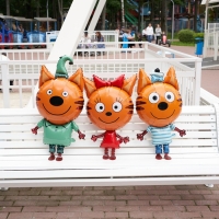 Шар фольгированный 39" &laquo;Три кота. Коржик&raquo;, ходячая фигура