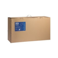 Душевая система ZEIN ZS-1, смеситель, тропическая и ручная лейка 3 режима, латунь, хром