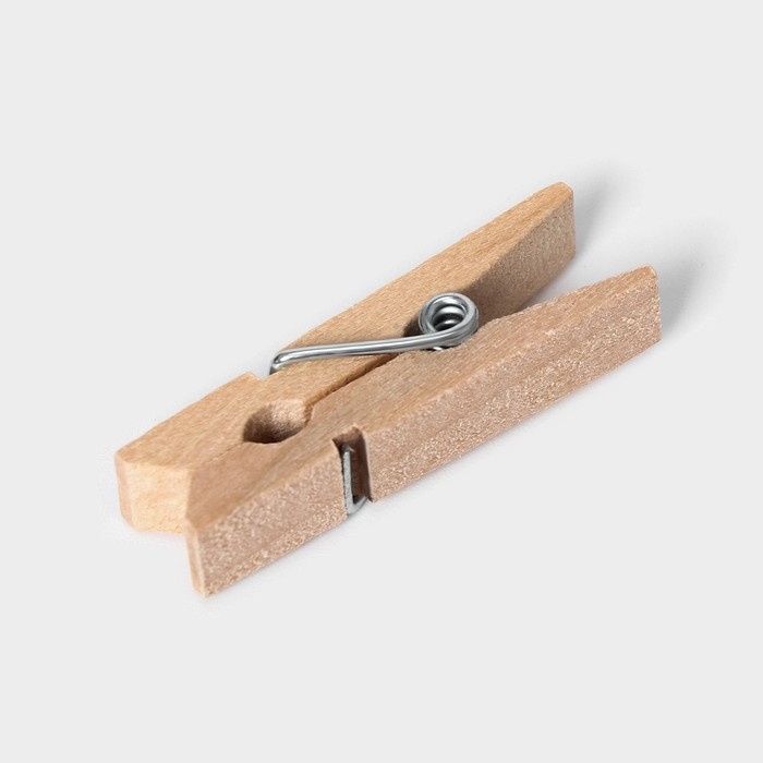 Прищепки бельевые Доляна &laquo;Мини&raquo;, деревянные, 3,5 см, 30 шт