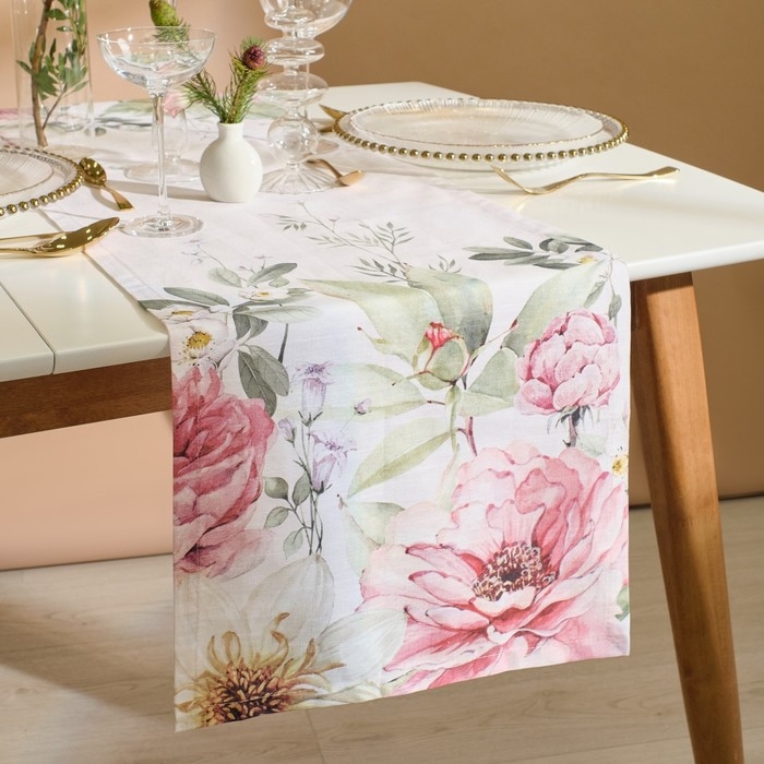 Дорожка Этель Tenderness 40х149 см, 100% хлопок, репс 210 г/м2