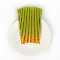 Палочки поки Pocky GLICO "Зелёный чай" в белом шоколаде, 33 г Палочки поки Pocky GLICO "Зелёный чай" в белом шоколаде, 33 г