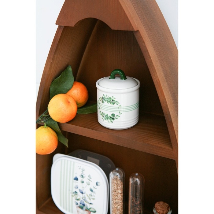 Сахарница керамическая Доляна &laquo;Эвкалипт&raquo;, 150 мл, d=7 см