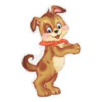 Набор украшений на скотче "Герои сказки Репка" 10 штук