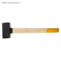 Кувалда кованая ЛОМ, 4 кг, деревянная рукоятка Кувалда кованая ЛОМ, 4 кг, деревянная рукоятка