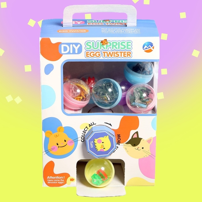 Детский игровой автомат &laquo;Мега&raquo; с игрушками, в наборе 8 шаров-сюрпризов