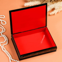 Шкатулка &laquo;Букет в вазе&raquo;, 16&times;22 см, лаковая миниатюра, микс