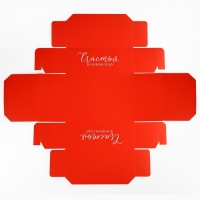 Коробка подарочная новогодняя складная &laquo;Снегири&raquo;, 25 х 18 х 10 см, Новый год