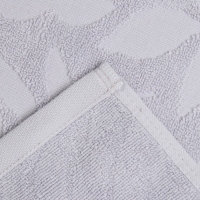 Полотенце махровое жаккардовое LoveLife Leaves 50х90 см, цвет светло-серый, 100% хл, 500 гр/м2 Полотенце махровое жаккардовое LoveLife Leaves 50х90 см, цвет светло-серый, 100% хл, 500 гр/м2