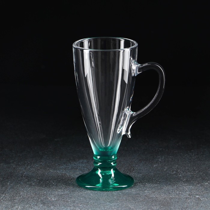 Кружка &laquo;Яркость&raquo;, стеклянная, 250 мл, цветное дно