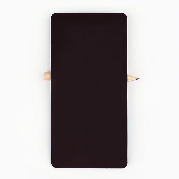 Магнит новогодний с блоком для записи и карандашом &laquo;Новый год: Счастья в новом году&raquo;, 7 х 14,4 см