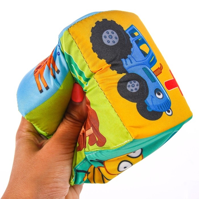 Игрушка мягконабивная &laquo;Синий трактор: Учим алфавит&raquo;, кубики, 6 шт, 10 &times; 10 см