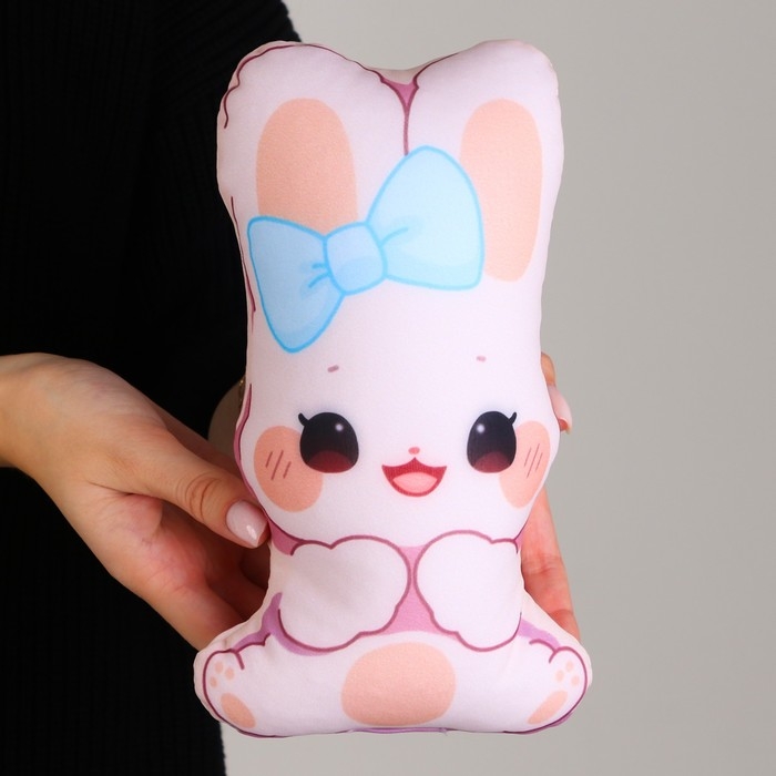 Игрушка антистресс &laquo;Зайка с бантиком&raquo;