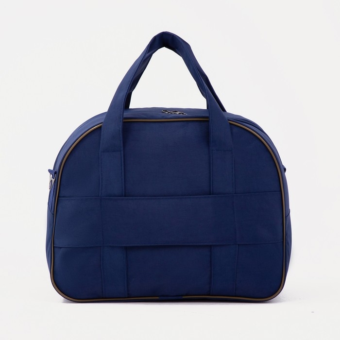 Чемодан малый 37 л (S), сумка дорожная на молнии, цвет синий