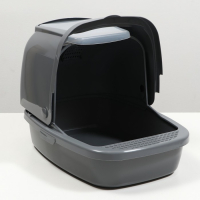 Туалет закрытый &laquo;Айша&raquo; 53 х 41 х 40 см,  серый FIX