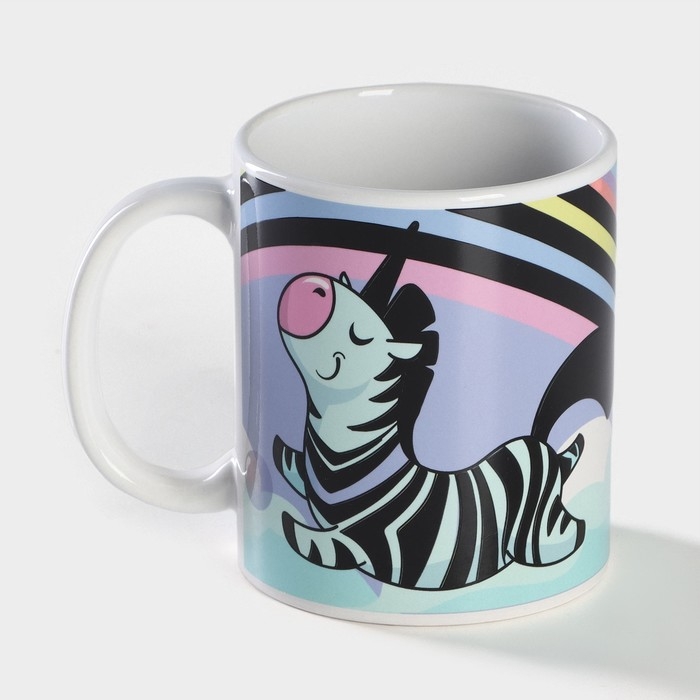 Кружка-хамелеон керамическая Доляна «Единорог», 350 мл ㅤ Кружка-хамелеон керамическая Доляна «Единорог», 350 мл ㅤ