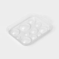 Форма для шоколада и конфет пластиковая &laquo;Шоко-круги&raquo;, цвет прозрачный