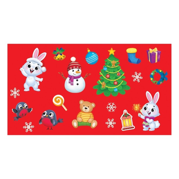 Игрушка на палочке «Новогодний сюрприз», зайчата, МИКС Игрушка на палочке «Новогодний сюрприз», зайчата, МИКС