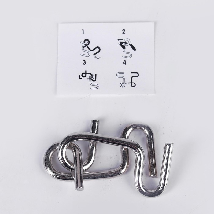 Головоломка &laquo;Для твоего IQ&raquo; металл, МИКС, в шоубоксе