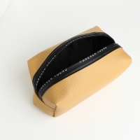 Косметичка на молнии, цвет горчичный