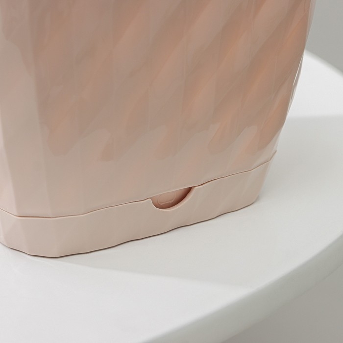 Горшок с поддоном &laquo;Классика&raquo;, 1 л, бежевый