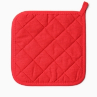 Новый год. Набор кухонный Доляна "Подарок": варежка 20х28 см, прихватка 17х17 см, 35% хл, 65% пэ