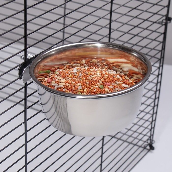 Кормушка для клетки с креплением на винтах, 600 мл Кормушка для клетки с креплением на винтах, 600 мл