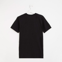 Футболка мужская однотонная, цвет чёрный, размер 48 Футболка мужская однотонная, цвет чёрный, размер 48