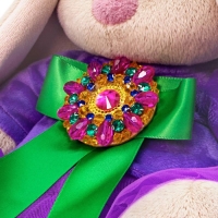 Мягкая игрушка &laquo;Зайка Ми Пурпурный александрит&raquo;, 23 см