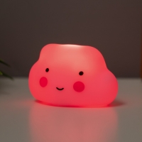 Ночник "Облачко" 2Вт LED LR44 розовый 3,5х5х4см Ночник "Облачко" 2Вт LED LR44 розовый 3,5х5х4см