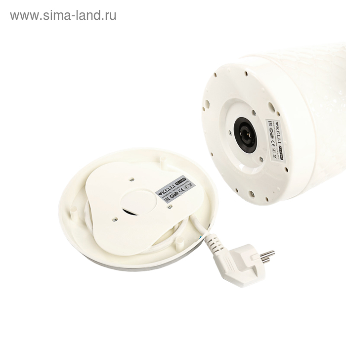 Чайник электрический KELLI KL-1340, 1.8 л, 2400 Вт, белый Чайник электрический KELLI KL-1340, 1.8 л, 2400 Вт, белый