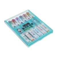 Набор маркеров-текстовыделителей 6 цветов, "Лапки" Набор маркеров-текстовыделителей 6 цветов, "Лапки"