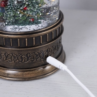 Светодиодная фигура «Фонарь с эльфом» 14 × 27 × 14 см, пластик, батарейки ААх3 (не в комплекте), USB, свечение тёплое белое Светодиодная фигура «Фонарь с эльфом» 14 × 27 × 14 см, пластик, батарейки ААх3 (не в комплекте), USB, свечение тёплое белое