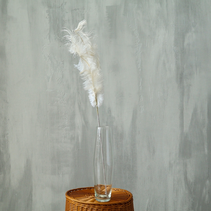 Декор из перьев &laquo;Фонтан&raquo; на ножке, высота &mdash; 68 см