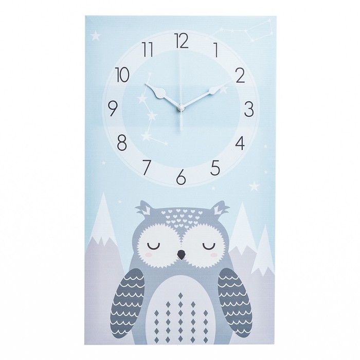 Часы-картина настенные Часы-картина настенные "Совушка", плавный ход, 35 х 60 см, АА