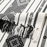 Дорожка Этель сканди цв.черный 38*150 см, 50%хлопок 50%лен Дорожка Этель сканди цв.черный 38*150 см, 50%хлопок 50%лен