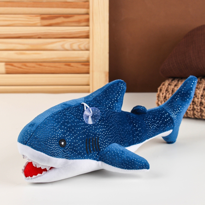 Мягкая игрушка &laquo;Акула&raquo;, 40 см, цвет синий