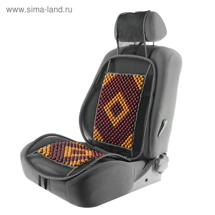 Накидка-массажер TORSO на сиденье, 123&times;47 см, дерево, узорная массажная вставка