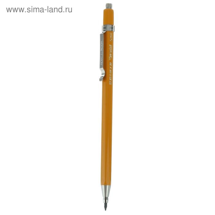 Карандаш цанговый 2.0 мм Koh-I-Noor, желтый корпус, с клипом 5201СN Карандаш цанговый 2.0 мм Koh-I-Noor, желтый корпус, с клипом 5201СN