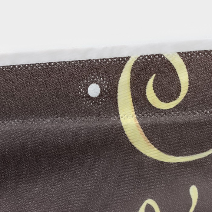 Штора для ванны Доляна &laquo;Париж ретро&raquo;, 180&times;180 см, EVA